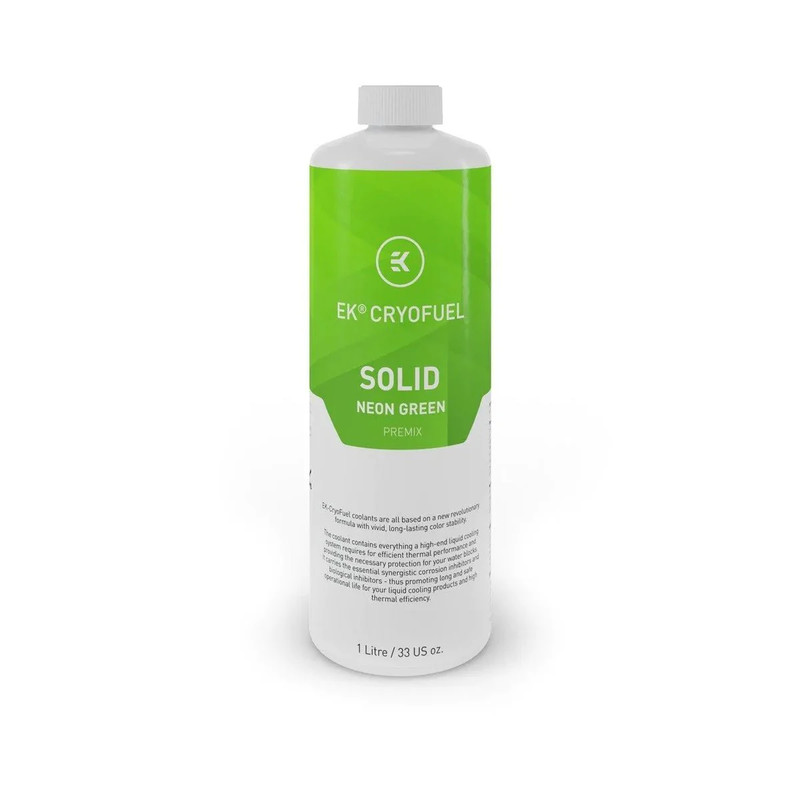 EKWB EK-CryoFuel Solid Neon Green (Premix 1000mL) - سائل تبريد
